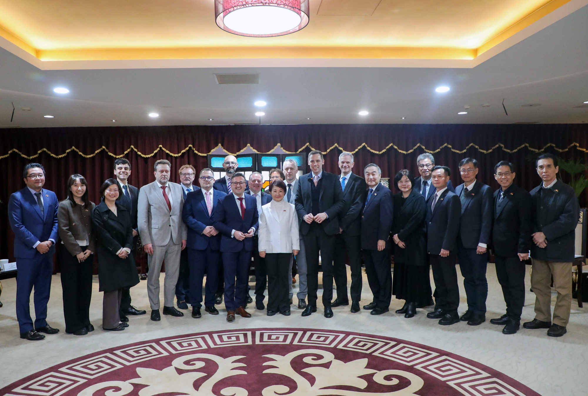 Gruppenbild Delegation Taiwan