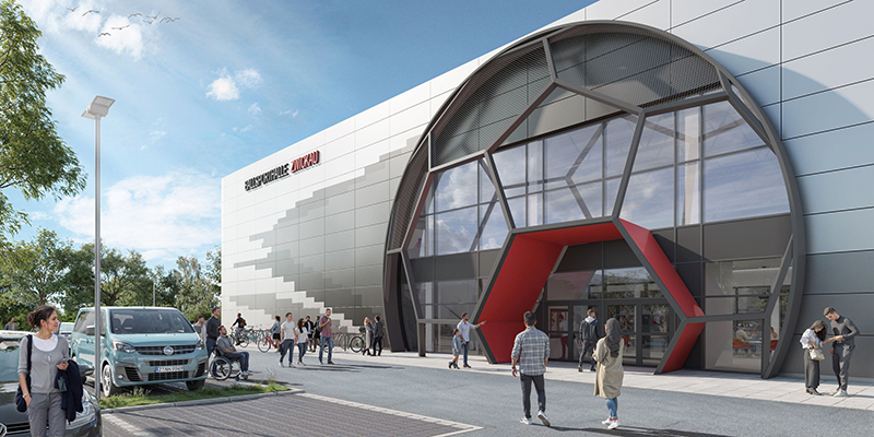 Sporthalle Eingangsbereich 800