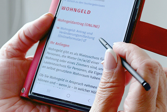 Smartphone mit Stift