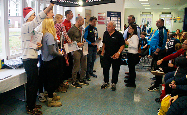 Siegerehrung beim Adventslauf