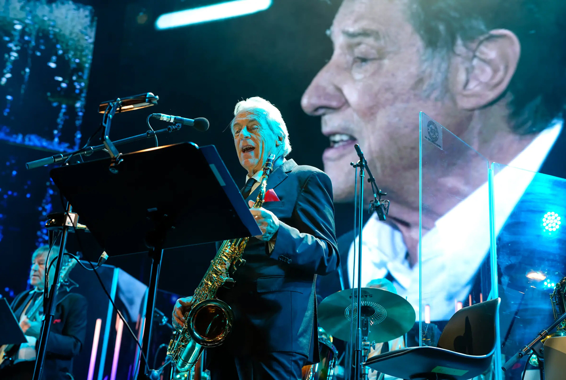 Da Capo Udo und Pepe Lienhard auf der Bühne