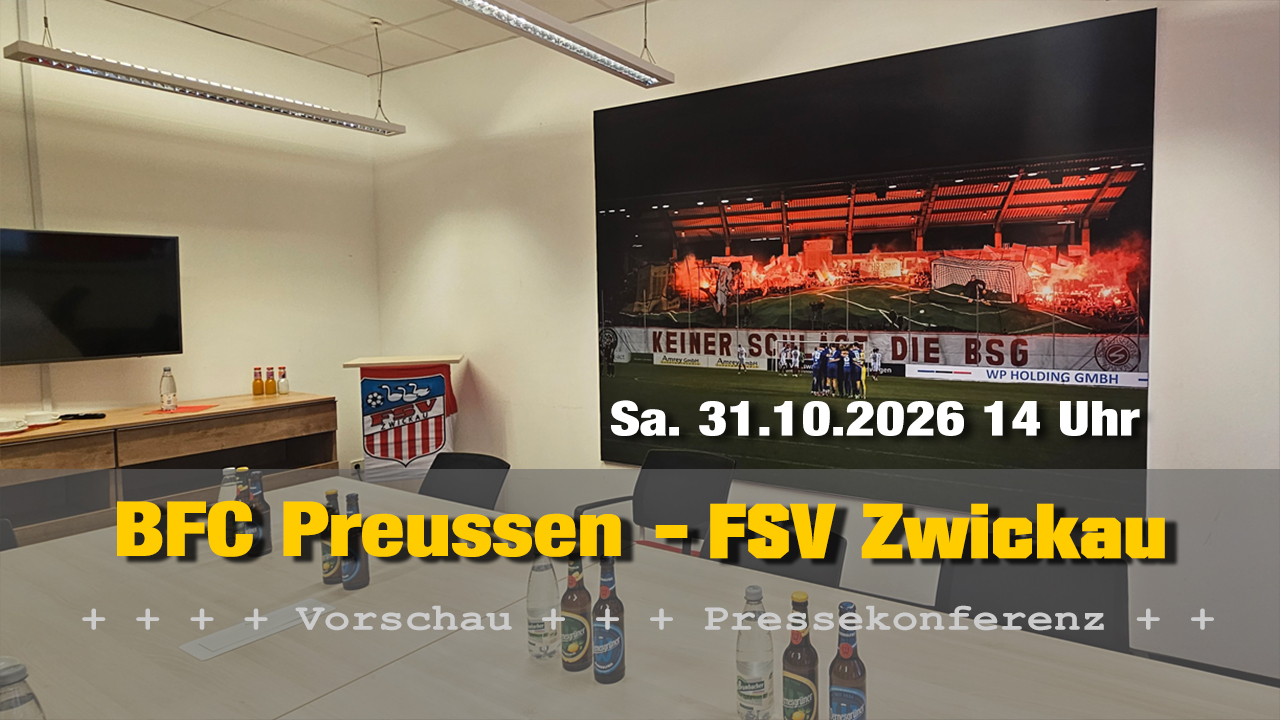 Pressekonferenz Preussen gegen FSV