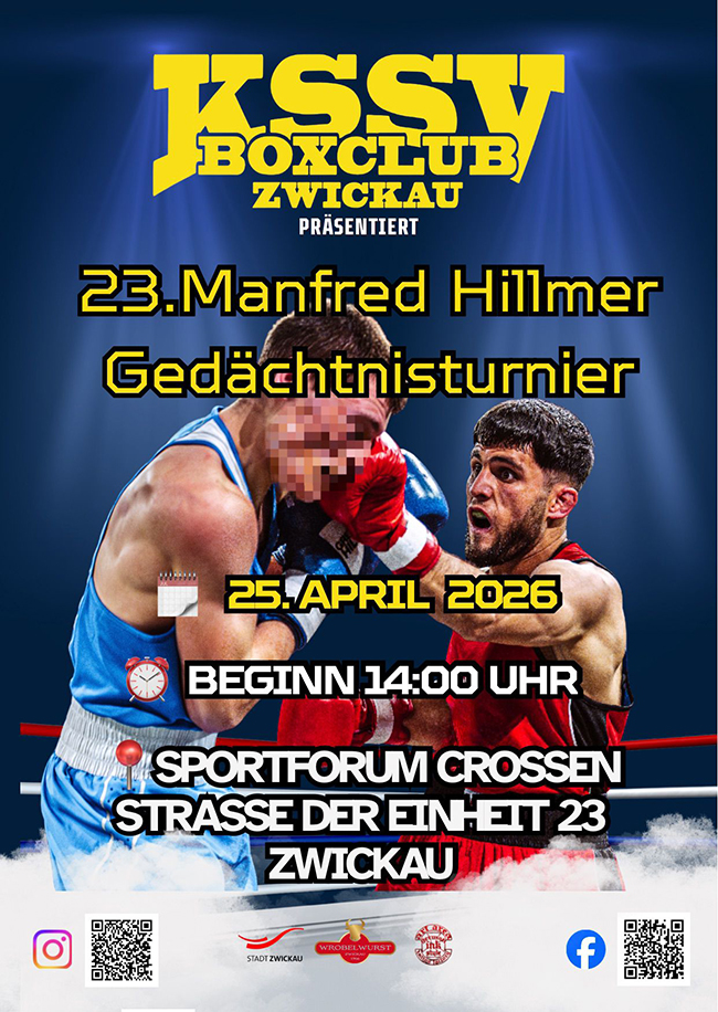 Plakat Boxen Gedächtnisturnier